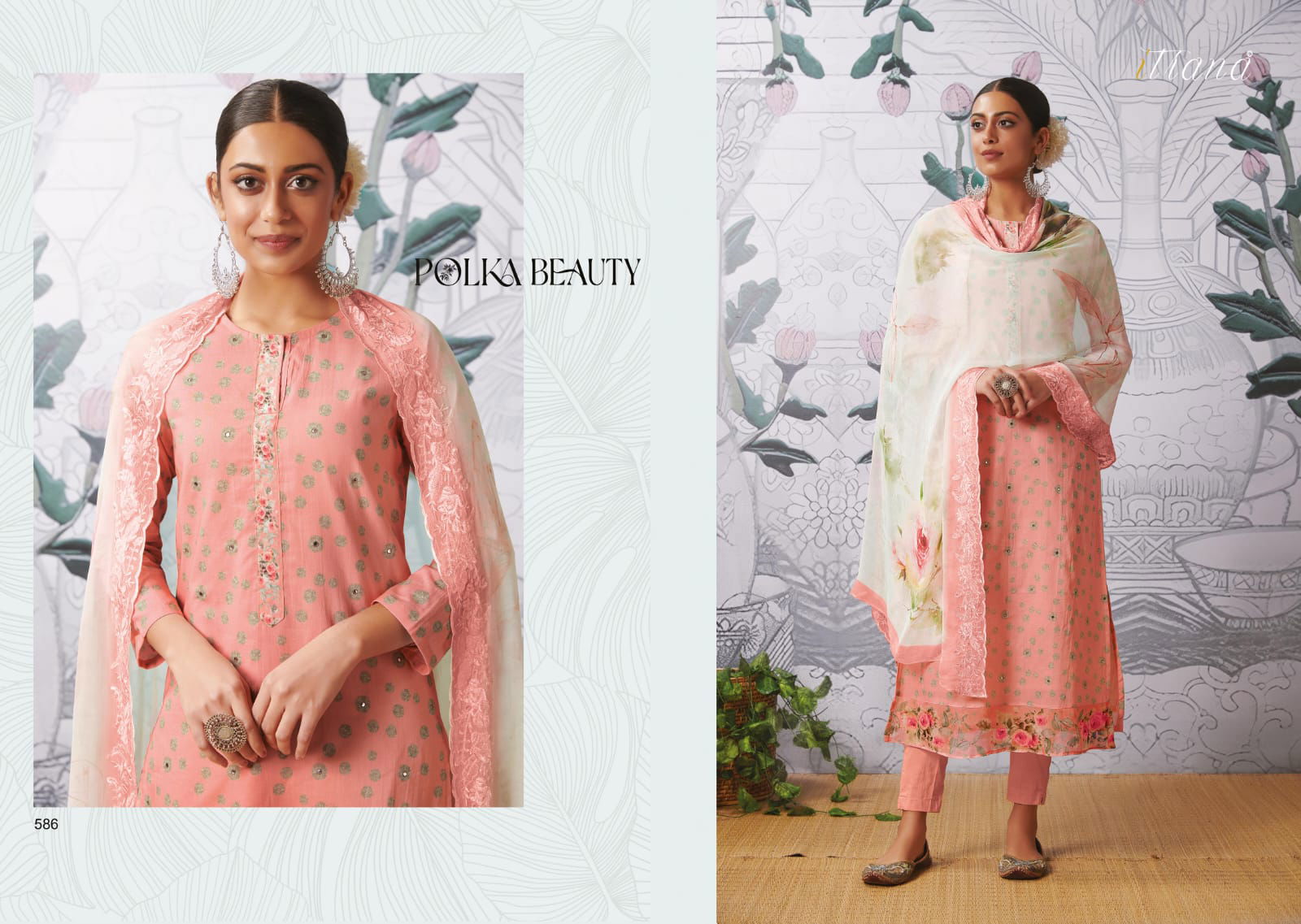 Polka Beauty By Itrana Cotton Salwar Suits Catalog